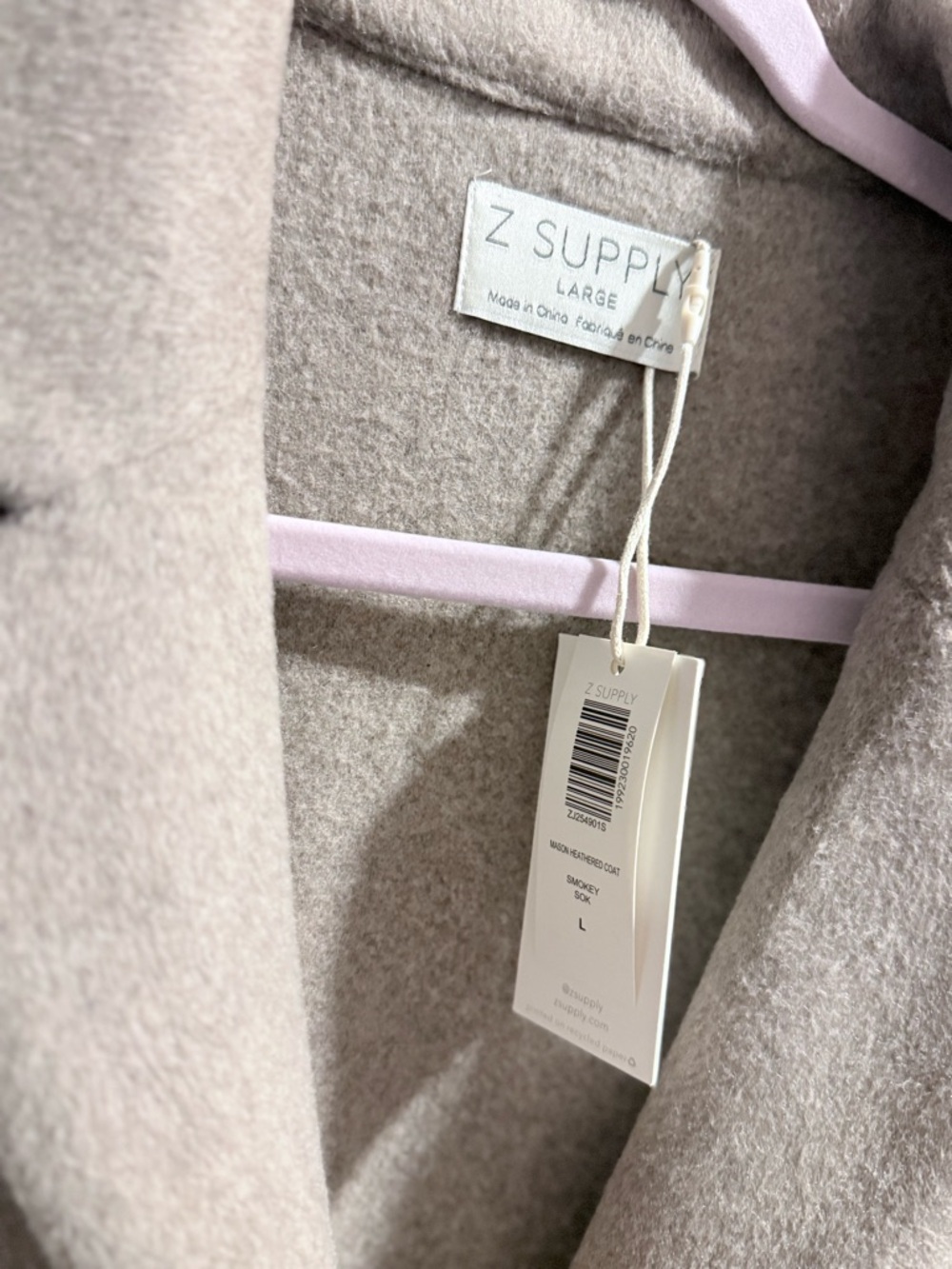 Z SUPPLY MASON LUXE COAT - Picture 7 of 7